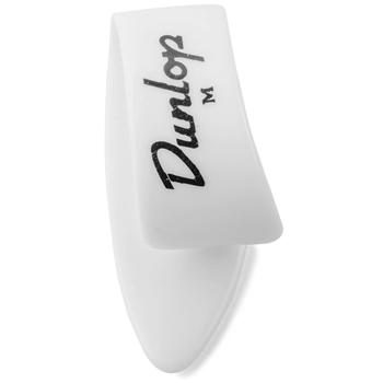 Dunlop 9002P White Thumbpicks 4pk