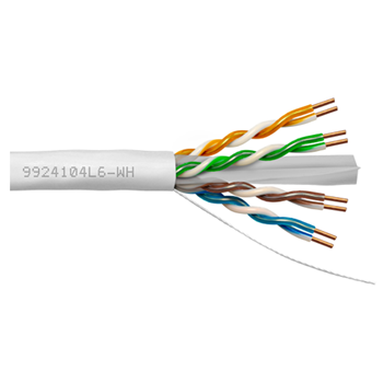 Provo 9924104L6-WH 23-4pr Cat6 550mhz Sol Unsh Csa Ft6-Wh Jkt