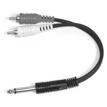 Link Audio AA31Y Apex Mono 1/4"m To 2x Rca M Y Cord