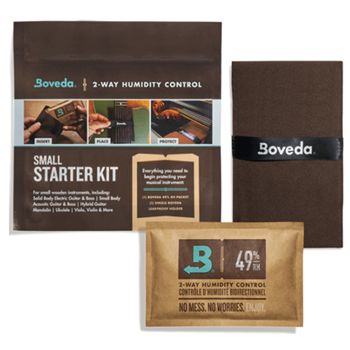 Boveda BVMSK49-SM 49% RH 2 Way Humidty Control Starter Kit For Ukulele, Violin, Clarinet