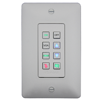 Aurora DXB-8-W 8-Button Backlit Panel