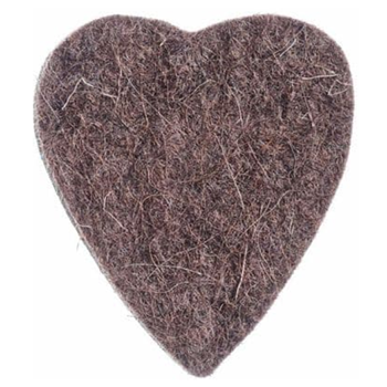 Timbertones FELH-GWF-1 Felt Tones Heart Grey Indv Pick