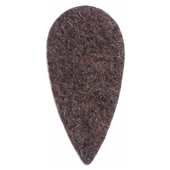 Timbertones FELTD-BRWF-1 Felt Tones Teardrop Brown Indv Pick
