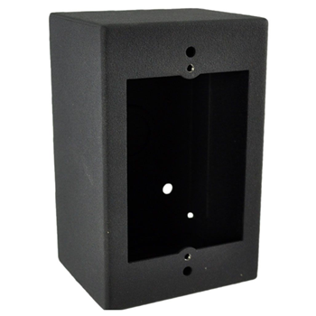 FSR FSR-17186 1 Gang Surface Mount Gang Box - Black