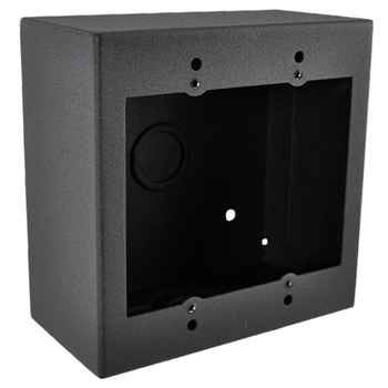 FSR FSR-17188 2 Gang Surface Mount Gang Box - Black