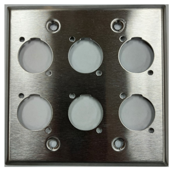 BRTB GP-06 2 Gang, 6 X D Sized Holes