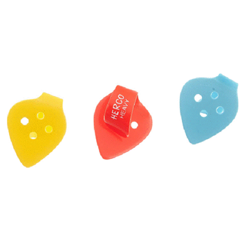 Herco HE113P Flat Thumbpicks, Heavy 3 Pack