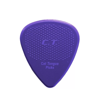 Cats Tongue J-CT60-10 Grip Brain 0.60mm Picks - Purple (10pk)