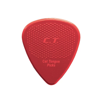 Cats Tongue J-CT73-10 Grip Brain 0.73mm Picks - Red (10pk)