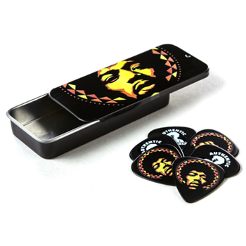 Dunlop JH-PT16H Hendrix Aura Mandala Pick Tin
