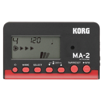 Korg MA2BKRD Multi-Function Digital Metronome - Black/Red