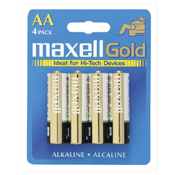 Maxell MALBP4AA AA Batteries (4pk)