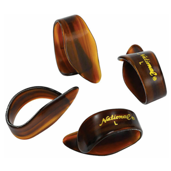 National NP8T-04 Celluloid Thumb Picks Large - Tortoise Shell (4pk)