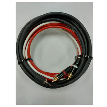 BRTB PS8S2R-18 3.5mm TRS Male to Dual RCA Male Breakout Cable - 18 ft with 12 ft Splay
