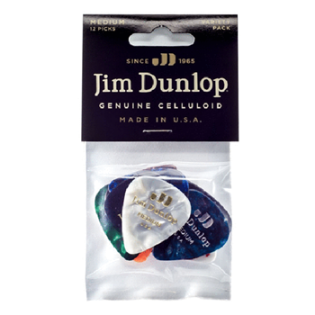 Dunlop PVP106 Genuine Celluloid Variety Pack Medium 12-Pack