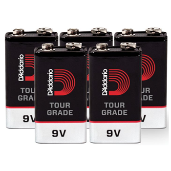 D'Addario PW-9V-05 (Discontinued) Tour-Grade 9V Battery (5pk)