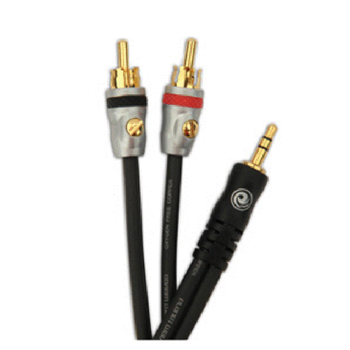 D'Addario PW-MP-05 Dual Rca to 1/8" Stereo Male Cable - 5 ft