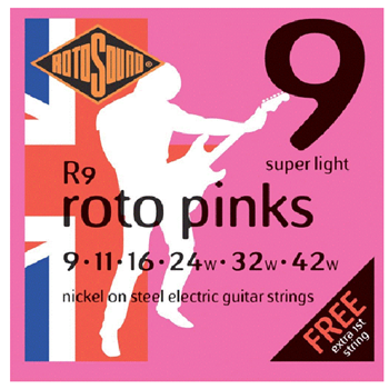 Rotosound R9 Roto Pinks Super-Lite 9-42