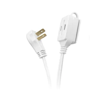 Syncpower SP-EXT2-10WH 10' Indoor Extension Cord