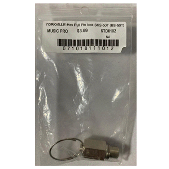 Yorkville STD0102 Hex Pull Pin Lock Sks-50t (bs-50t)
