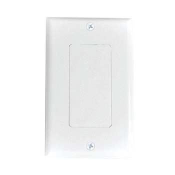 Provo WCP-117WHP Decora Style Wall Plate - Blank Insert