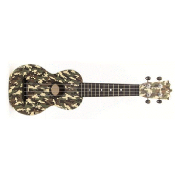 Beaver Creek BCABS-CAMO Ulina Soprano Ukulele Camoflauge with Gig Bag