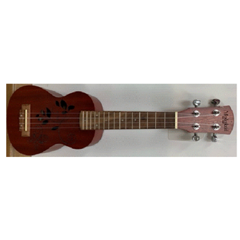Molakai M-10FLS Soprano Uke Ukulele with Gig Bag -  Floral Design