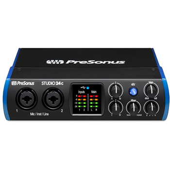Presonus STUDIO-24C 2x2 USB-C Audio/MIDI Interface