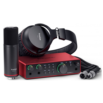 Focusrite STUDIO-4TH-GEN Scarlett 2I2 Studio 4th Gen w/ Mic & Headphones
