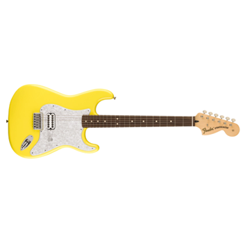 Fender 0148020363 Limited Edition Tom Delonge Stratocaster in Grafittie Yellow w/ Gig Bag