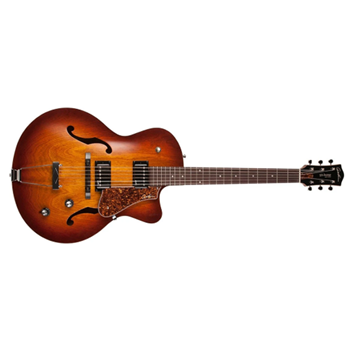 Godin 050932 5th Avenue Cw Kingpin II Hb Cognac Burst