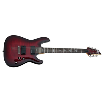 Schecter 3245-SHC Demon Series Schector Diamond Pickups - Crimson Red Burst