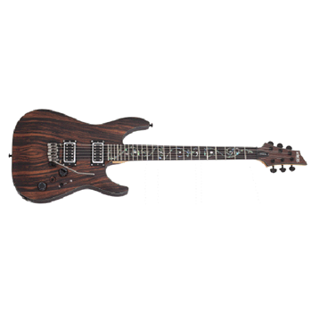 Schecter 3337-SHC C-1 Exotic Ebony Electric Guitar- Natural Satin