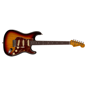 Fender 9235001547 Custom Shop Stratocaster NOS, Rosewood Fingerboard - Chocolate 3-Colour Sunburst w/ Hard Shell Case