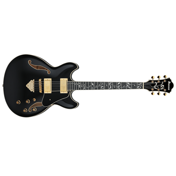 Ibanez AS93SPBK As Artcore Expressionist Hollow Electric Guitar - Black