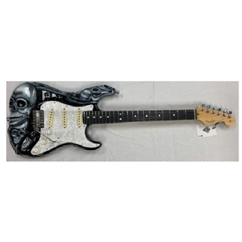 Frankenstein CUSTOM-SKULL-AM Strat Black Skull Body