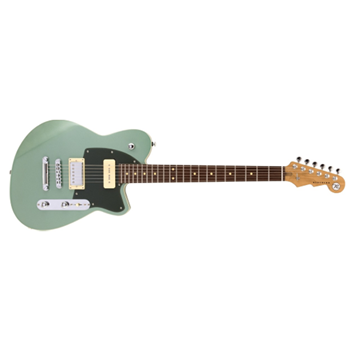 Reverend Guitars DAOG-G-MALP-RW-HB80-ARGN-HT Double Agent OG - Korina Solidbody -  Metallic Alpine