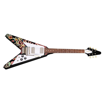 Epiphone ECJHFVEBNH Jimi Hendrix "love Drops" V w/ Hardshell Case