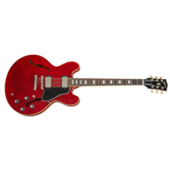 Gibson ES35F00SCNH Es-335 Figured Semi-Hollow Body - Sixties Cherry w/ Hard Shell Case