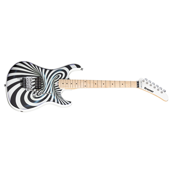 Kramer K84A3DBWCF the 84 Custom Graphics Electric Guitar, the Illusionist, With Gigbag