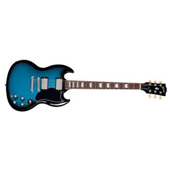 Gibson SG6100PKNH1 SG Standard '61 Stopbar - Pelham Blue Burst w/ Hardshell Case