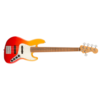 Fender 0147383387 Player Plus Jazz Bass V, Tequila Sunrise, Pau Ferro, With Deluxe Gig Bag