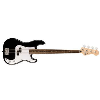 Squier 0373900506 Sonic Precision Bass Guitar, Laurel Fingerboard - Black