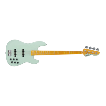 Markbass MB-GV-4-GLOXY-GR-CR-MP Gv 4 Gloxy 4 String Electric Bass Surf Green w/ Gig Bag