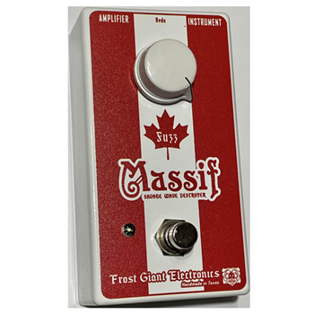Frost Giant Electronics FGE-MASS Massif Savage Wave Destroyer - Canuck Edition - Fuzz Pedal