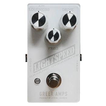 Greer Amps GREER-LOO-SB Lighspeed Organic Overdrive Effect Pedal - Snowblind