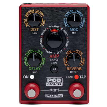 Line 6 POD EXPRESS GUITAR Ultra-Portable Amp and Effects Processor For Guitar