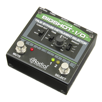 Radial R800 7212 00 BigShot i/o True-Bypass Instrument Selector