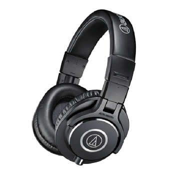 Audio Technica ATH-M40X Closed Back Studio Headphones w/ Cables