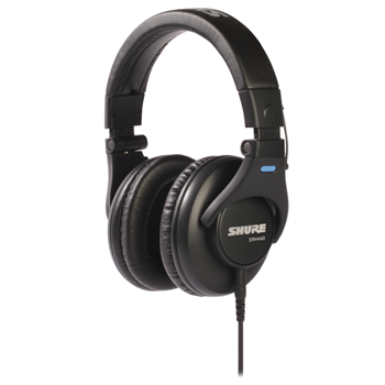 Shure SRH440A Over-Ear Closed-Back Professional Studio Headphones